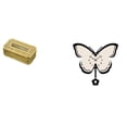 thumbnail image 1 of Elegante Juego De Almacenamiento De Pañuelos Y Reloj De Pared Decorativo Para El Hogar, El Baño, La Oficina, El Comedor, La Habitación De Los Niños, Soporte Con Diseño De Mariposa De Granja, 1 of 7