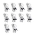 thumbnail image 1 of UDIYO 10Pcs Nail Decor Exquisite DIY Lightweight Bear Alloy Nail Art Jewelry for Women, 1 of 7