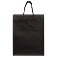 thumbnail image 3 of JAM Paper Large Matte Holiday Gift Bags, 10 x 13 x 5, Black, 1 per Pack, 3 of 4
