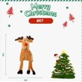 thumbnail image 1 of Sombrero de Navidad 2020, sombrero de elfo de peluche de Papá Noel, lindos sombreros de pavo creativos de dibujos animados a rayas, accesorios de decoración de adornos de fiesta de Navidad de Año Nuev, 1 of 4