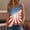 Watermelon Red, variant on Patriotic 250th Anniversary Tank Top for Women - Star Spangled Square Neck Tee - 1776-2026 Independence Day Graphic Top - Red White Blue Sleeveless Casual Blouse Blue L