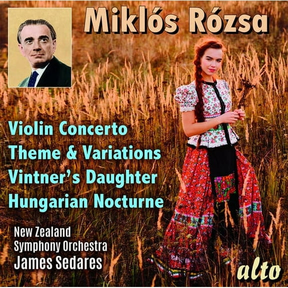 New Zealand Symphony Orchestra - Miklos Rozsa: Violin Concerto; Theme, Variations & Finale - Music & Performance - CD
