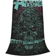 thumbnail image 2 of Asking Music Alexandria Flannel Blanket Air Conditioning Blanket Nap Blanket Sofa Throw Blanket Throw Blankets 50"X40", 2 of 6