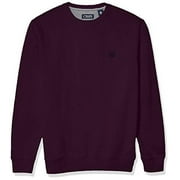Chaps unisex adult Crewneck Fleece Sweatshirt, Rich Ruby, Large US