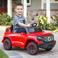 thumbnail image 2 of Best Choice Products 6V Kids Ride On Car Truck w/ Parent Control, 3 Speeds, LED Headlights, MP3 Player, Horn - Red, 2 of 7
