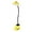Yellow, variant on Taicans LED Adjustable Flexible Gooseneck Clip Desk Lamp,LED Eye Caring Reading Bed Lamp,Rechargeable Book Light for Reading in Bed for Bedside Reading Orange