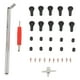thumbnail image 5 of 33 piezas de herramienta de reparación de vástago de válvula de neumático, kit de extracción de válvula de neumático para RV, coche, bicicleta, motocicleta, 5 of 14