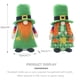 thumbnail image 2 of Greenleaf Day Mujer Día de San Patricio Gnomo Decoración del hogar Día irlandés Trébol Muñeca sin rostro Muñeca ANGGREK  Otros, 2 of 8