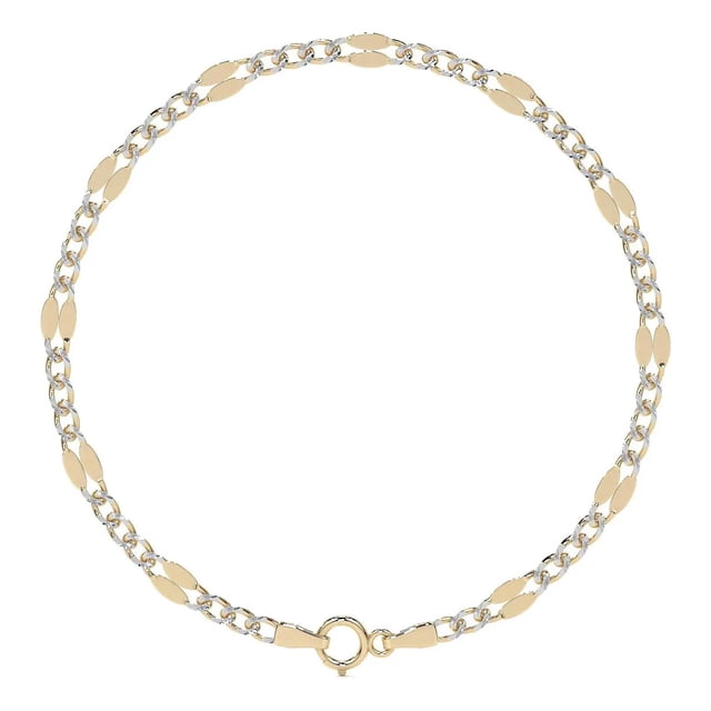 Pulsera Serpentina 3x1 Diamantada Oro 10k