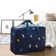thumbnail image 5 of Xihbxyly Bolsa de Viaje de Gran Capacidad, de Tela No Tejida, Práctica Bolsa de Lona, Organizador Portátil para Colchas, Ropa, Mudanzas o Viajes, Duradera y Resistente Al Agua, 60 X 25 X 50 Cm., 5 of 6