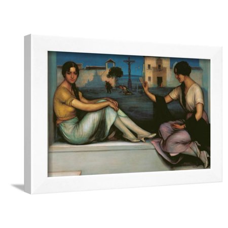 Fortune-Telling Framed Print Wall Art By Julio Romero de Torres