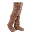 thumbnail image 1 of Pantimedias Poliéster Calentador de piernas Invierno Rodilla alta Protector de piernas largo Calcetín Legging, Marrón AweSitey AP001410-01, 1 of 7