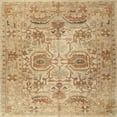 thumbnail image 1 of Ahgly Company Machine Washable Indoor Square Traditional Chocolate Brown Area Rugs, 3' Square, 1 of 7