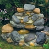 Cascading Outdoor Rock Fountain