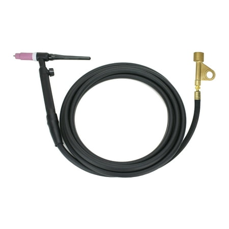 

17FV Series - 150 Amp - Air Cooled - Flexible Head TIG Torch - 12.5 feet 1-Piece Cable - Stud Connector