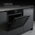 thumbnail image 4 of Nuur - Horno Empotrable Electrico Pro 81 Litros con Airfryer, Panel TFT Tactil WiFi, 20 Funciones, Limpieza con Vapor (Steam Clean), Conveccion, Puerta Triple Vidrio, Negro - HOELEC60PRO, 4 of 6
