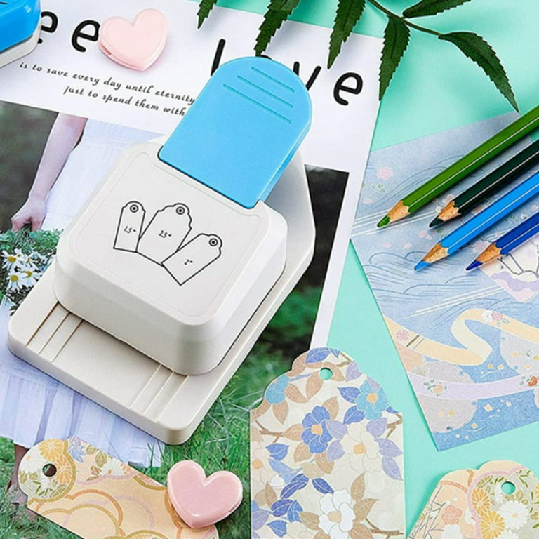  Didiseaon Bookmark Embossing Machine DIY Paper Punch Paper  Punch Art Embossing Puncher Handheld Hole Puncher Present Tags Gift Tags  for Presents Punch for Cards Child Photo Corner Cutter : Arts