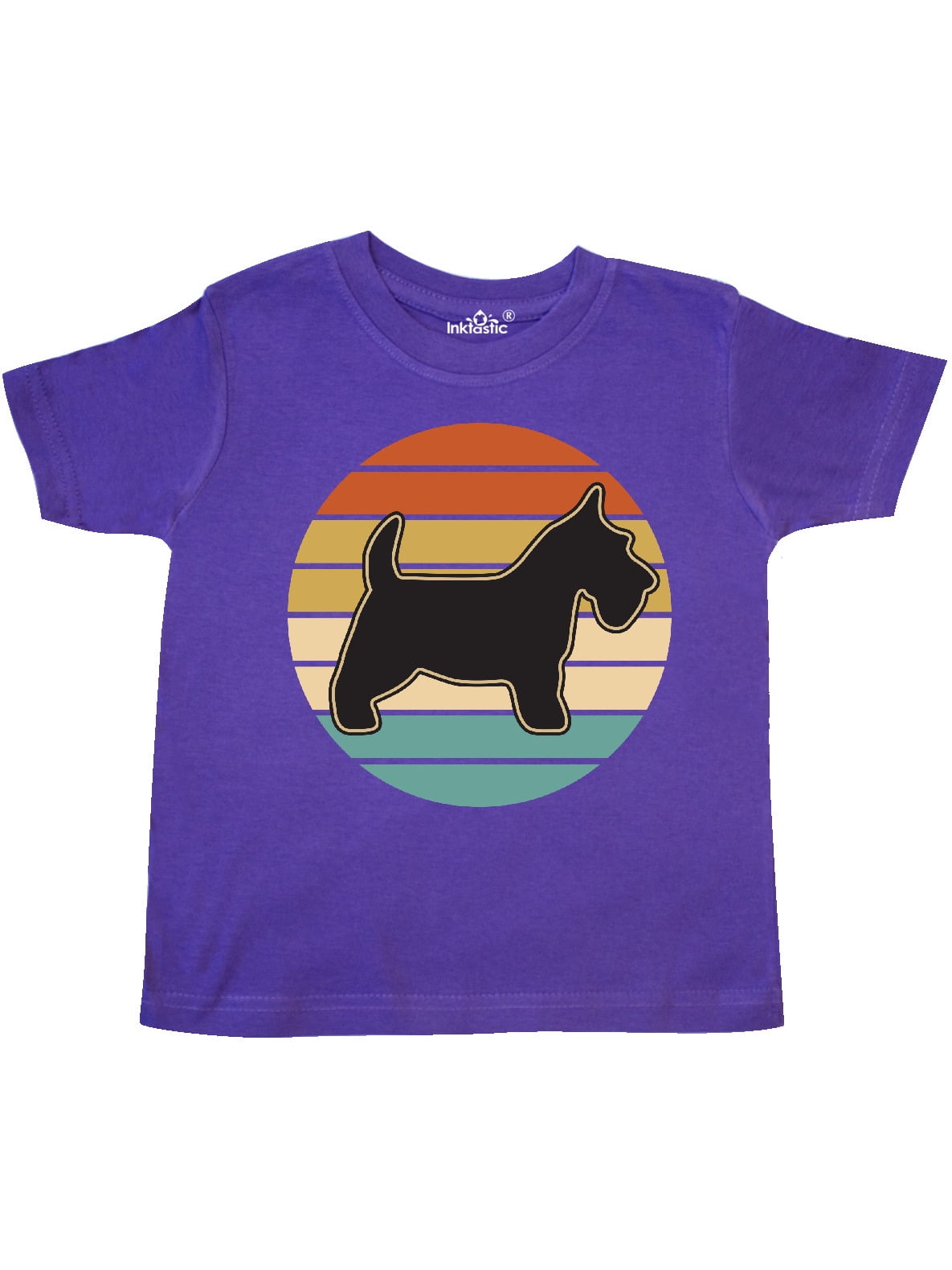 INKtastic Scottie Dog Gift Vintage Scottish Terrier Toddler TShirt
