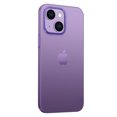 thumbnail image 1 of SaniMore for iPhone 14 6.1" Ultra-Thin Translucent Frosted Case, Rugged PC Back [Not Yellowing Technology] Full Body Protective Case for iPhone 14 Women Men, Darkpurple, 1 of 7