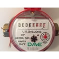 thumbnail image 4 of DAE AS130U-50RP 1/2" Hot Water Meter with Pulse Output, Measuring in Gallon + Couplings, 4 of 7