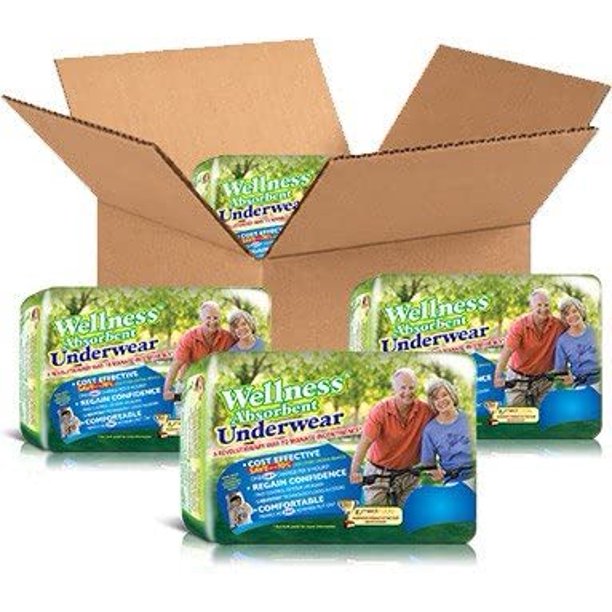 Unique Wellness Absorbent Underwear 4 Pack (PullUps), Size XXXLarge
