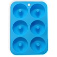 thumbnail image 2 of Moldes De Silicona Para Donas, Paquete De 2 Moldes De Silicona Para Donas, 6 Cavidades Antiadherente, Molde Para Hornear De Silicona Seguro Para Donas Para Pasteles, Galletas, Bagels, Muffin, 2 of 5