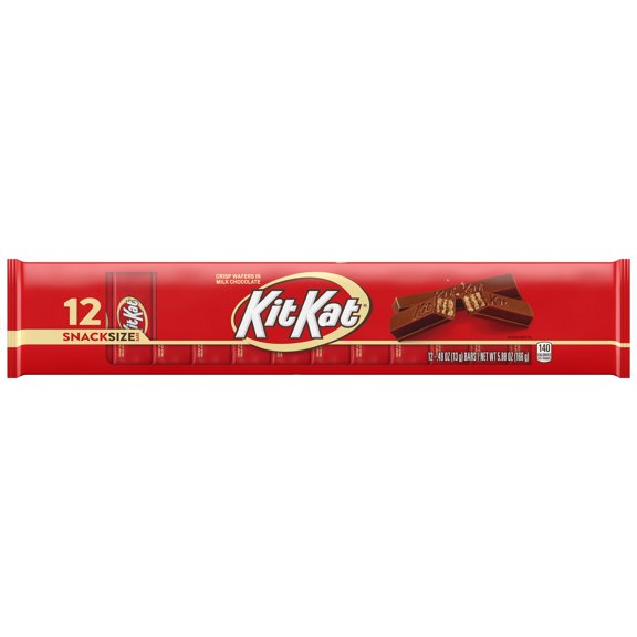 Kit Kat Snack Size Chocolate Bars, 12 pk, 5.88 oz (Package May Vary)