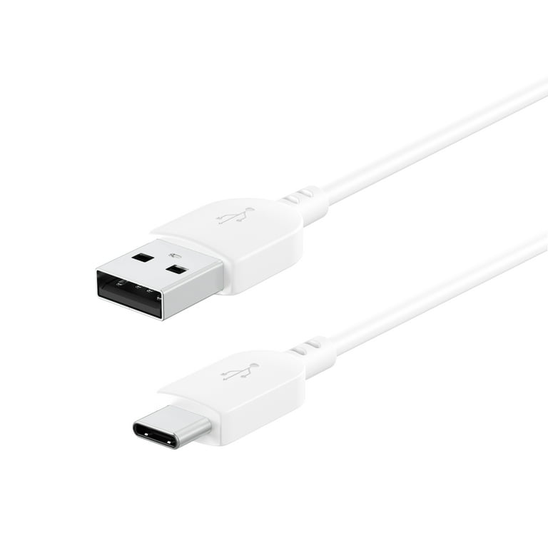 onn. 3' USB-C to USB Cable, White