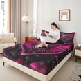 thumbnail image 4 of Feelyou Love Heart Angel Twin Sheet Sets, Valentine's Day Couple Bedding, 3pcs, 4 of 7