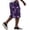 Purple, variant on Mens Athletic Shorts High Waist Drawstring Cargo Shorts Summer Soft Baggy Stretch Workout Shorts, S