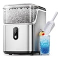 thumbnail image 6 of Simzlife Countertop Nugget Ice Maker, 35 Lbs/24H Portable Sonic Ice, Self-Cleaning Ice Machine, Chewable Pellet Ice, Stainless Steel, 6 of 12