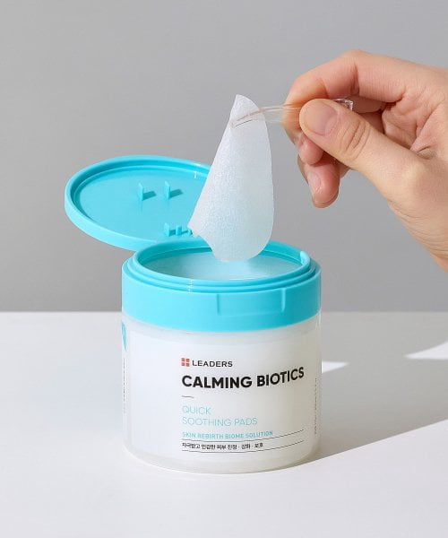 Leaders Calming Biotics Quick Soothing Toner Pads, 80 Pads, 5.74 fl oz (170 ml)