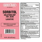 Geri-Care Laxative Liquid, 16 oz., 13.5 Gram Strength, Sorbitol, 1 Bottle