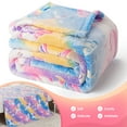 thumbnail image 6 of Jekeno Glow in The Dark Blanket Unicorn Blanket Gifts for Girls Kids, Throws Blanket Unicorns Decor for Bedroom Bed Couch Cozy Birthday Christmas Toys for Girls Boys Toddler 50" x 60", 6 of 6