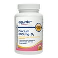 thumbnail image 2 of (3 pack) Equate Calcium + D3 Tablets Dietary Supplement, 600 mg, 120 Count, Compare to Caltrate® 600+D3, 2 of 10