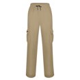 thumbnail image 5 of Clossjun Men's Casual Cargo Pants Daily Wear Work Out Pants With Pockets Breathable Elastic Waist Athletic Pants for Hiking Street Wear L, 5 of 6