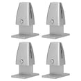 thumbnail image 1 of Desktop Partition Shelf Clip, Silver Adjustable Aluminum Alloy Desk Screen Baffle Clamp T Type  For School For Office, 1 of 8