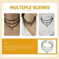 thumbnail image 4 of GOOHOCHY 3 gargantillas cortas para mujer, con colgante de estrella, sol y luna, para el cuello, 4 of 8