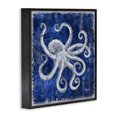 thumbnail image 3 of Stupell Industries Contemporary Rustic Indigo Octopus Black Framed Giclee Art, 12 x 12, by Paul Brent, 3 of 8
