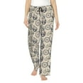 thumbnail image 1 of Fotbe Compass And Mountains In Bicycle Wheels Pantalones de Pijama para Mujer, Pantalones de Dormir, Pantalones Pj con Cordón y Bolsillos-Small, 1 of 6