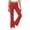 Red, variant on Stamzod Girls' Bell Bottom Leggings Solid Color Elastic Waist Flared Sweatpants Loose Fit Casual Pants for Girls 11-12Years
