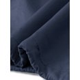 thumbnail image 5 of Agnes Orinda Women's Plus Size Hooded Anorak Jacket Utility Parka Zip Snap Drawstring Waist Windbreaker Coat with Pockets 2X Navy Blue, 5 of 6