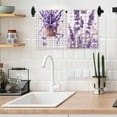 thumbnail image 5 of Lavender Kitchen Towels Decorative Set of 2 Purple Flowers Butterfly Dish Towels Hand Towels Tea Towels for Kitchen Cooking Baking Gifts for Women 16x24 Inch, 5 of 6