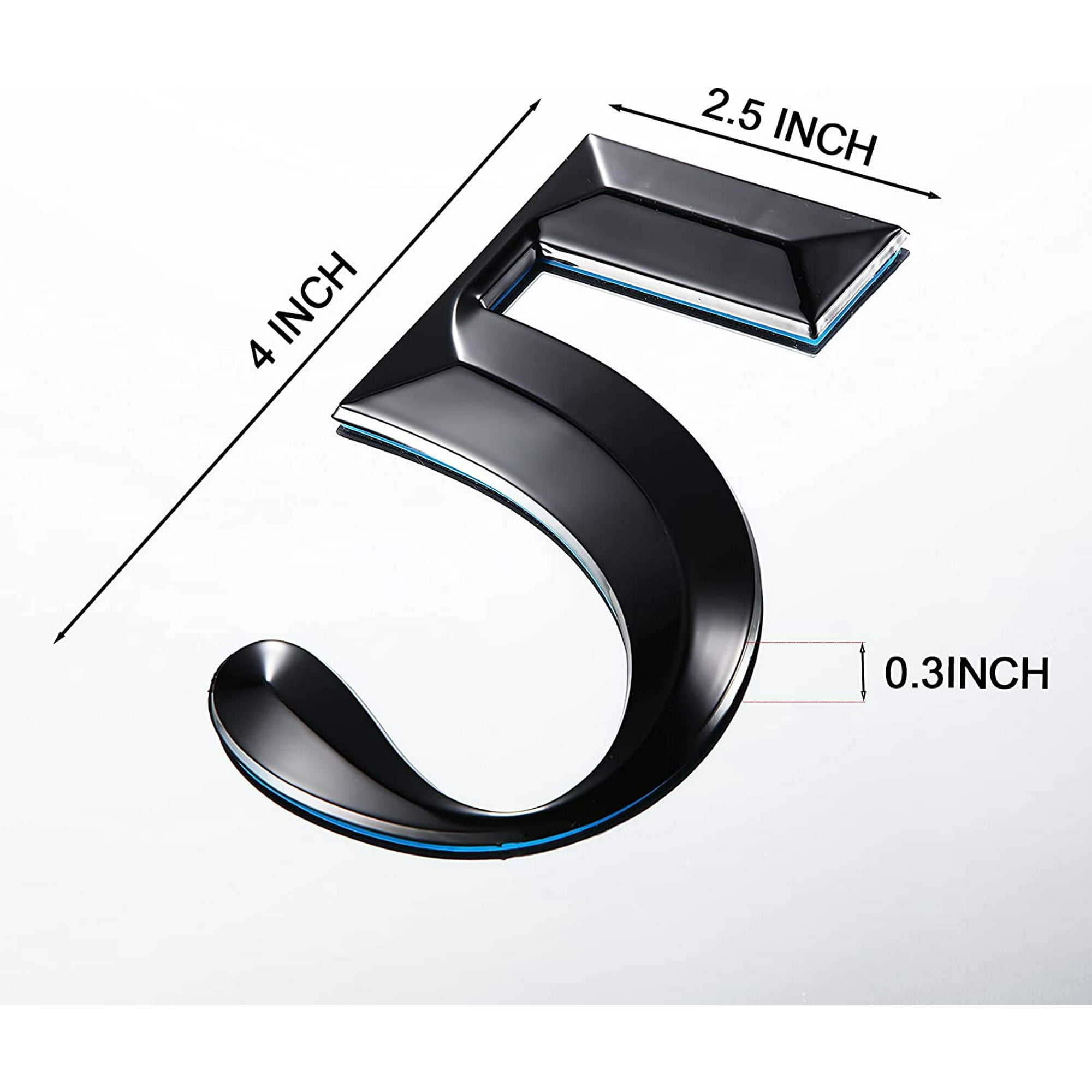 NUMÉROS DE MAISON 3 Pouces : Plaque De Porte Autocollante, Numéro De Boîte Aux EUR 5,28 - FR