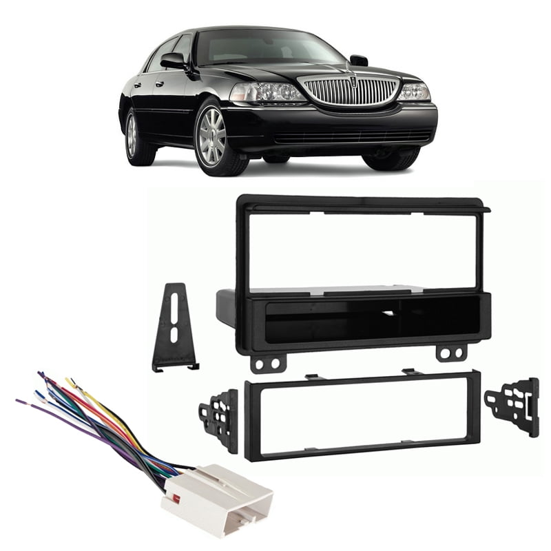 Dash Kit Harness for 1995-10 Ford Lincoln Mercury Boss Bluetooth Car Stereo 