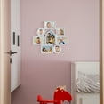 thumbnail image 4 of Decorative Modern Wall Mounted Multi Photo Frame Collage Picture Holder for 8 Pictures Multiple Sized, White, 4 of 7