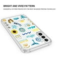 thumbnail image 2 of Good Vibes Clear Case for Samsung Galaxy S21,Aesthetic Art Design Case for Men Women,Unique Trendy Transparent TPU Bumper Case Cover, 2 of 5