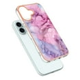 thumbnail image 2 of Case for Samsung A56 case,Hard IMD Marble Pattern Fashion Design Case for Girls,Enhanced Camera and Screen Protection Cover, 2 of 6