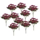 thumbnail image 5 of 10 paquetes de flores de seda artificiales para decoración de centros de mesa, para exteriores Rosa roja, 5 of 9