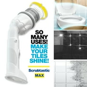 Bell+Howell Scrubtastic Max Spin Scrubber Rechargeable Spin Scrubber Multipurpose Cordless Power Electric Cleaner with 2 Brush Heads